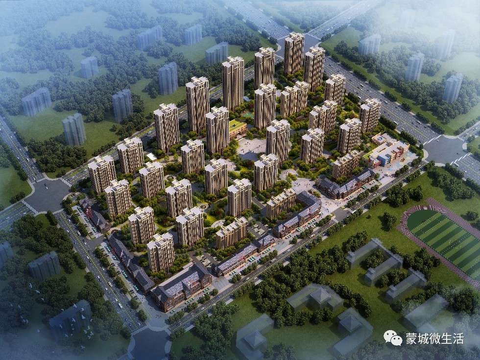 蒙城涡北小区、柳庄商住小区设计方案刚刚公示(附效果图),蒙城又多两处居民小区!