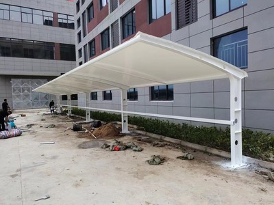 江门小区充电桩汽车棚厂家 户外停车场车篷安装公司