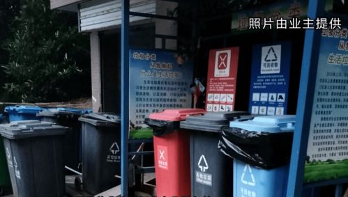 违建垃圾房 还在小区主干道上 南山景园这栋楼的业主太糟心了......